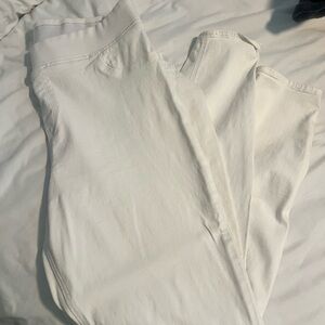 Old Navy Rockstar Distressed Skinny Jeans, White, Size 18